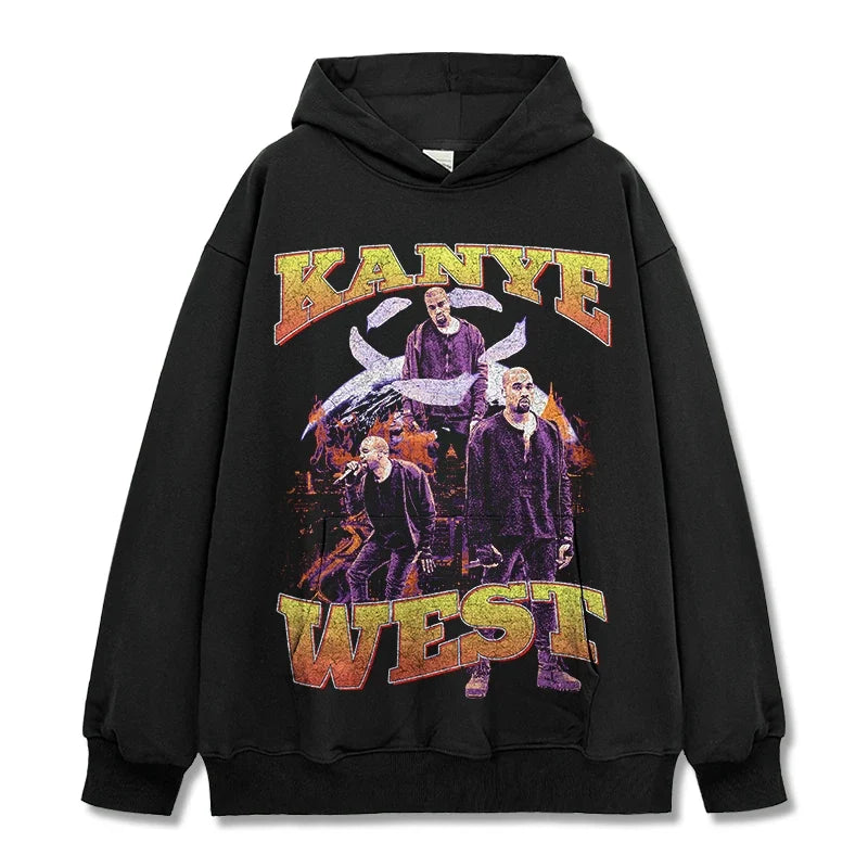 Kanye West Vintage Graphic Tee & Hoodie - view 6