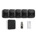Blink Outdoor 5 Camera Kit - Wireless Weather-Resistant 1080p HD Security System with Night Vision & Local Storage
