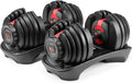 Bowflex SelectTech 552 Adjustable Dumbbells Pair - 5 to 52.5 lbs Weight Range, Replaces 15 Sets