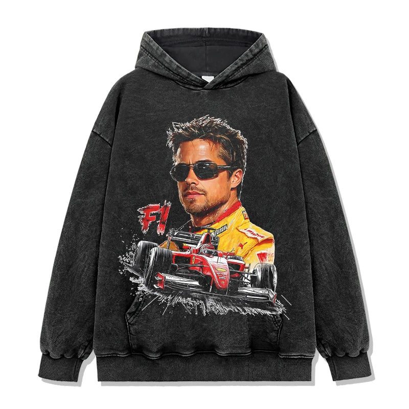 Brad Pitt Vintage Graphic Tee & Hoodie - view 5