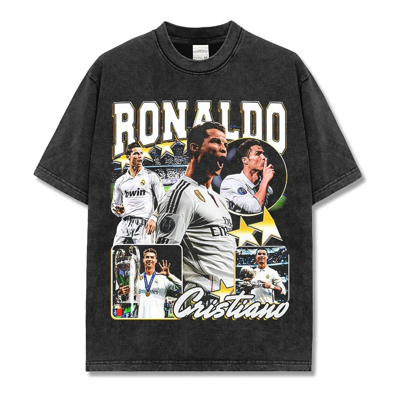 Ronaldo Vintage Graphic Tee & Hoodie