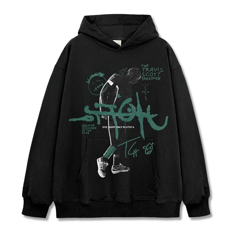 Travis Scott Vintage Graphic Tee & Hoodie - view 6