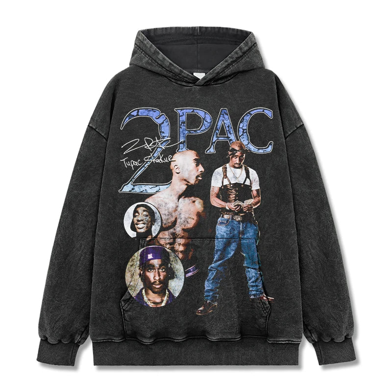 2Pac Vintage Graphic Tee & Hoodie - view 5
