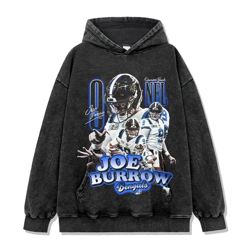 Joe Burrow Vintage Graphic Tee & Hoodie - view 5