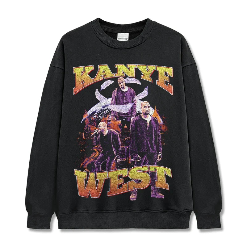 Kanye West Vintage Graphic Tee & Hoodie - view 4