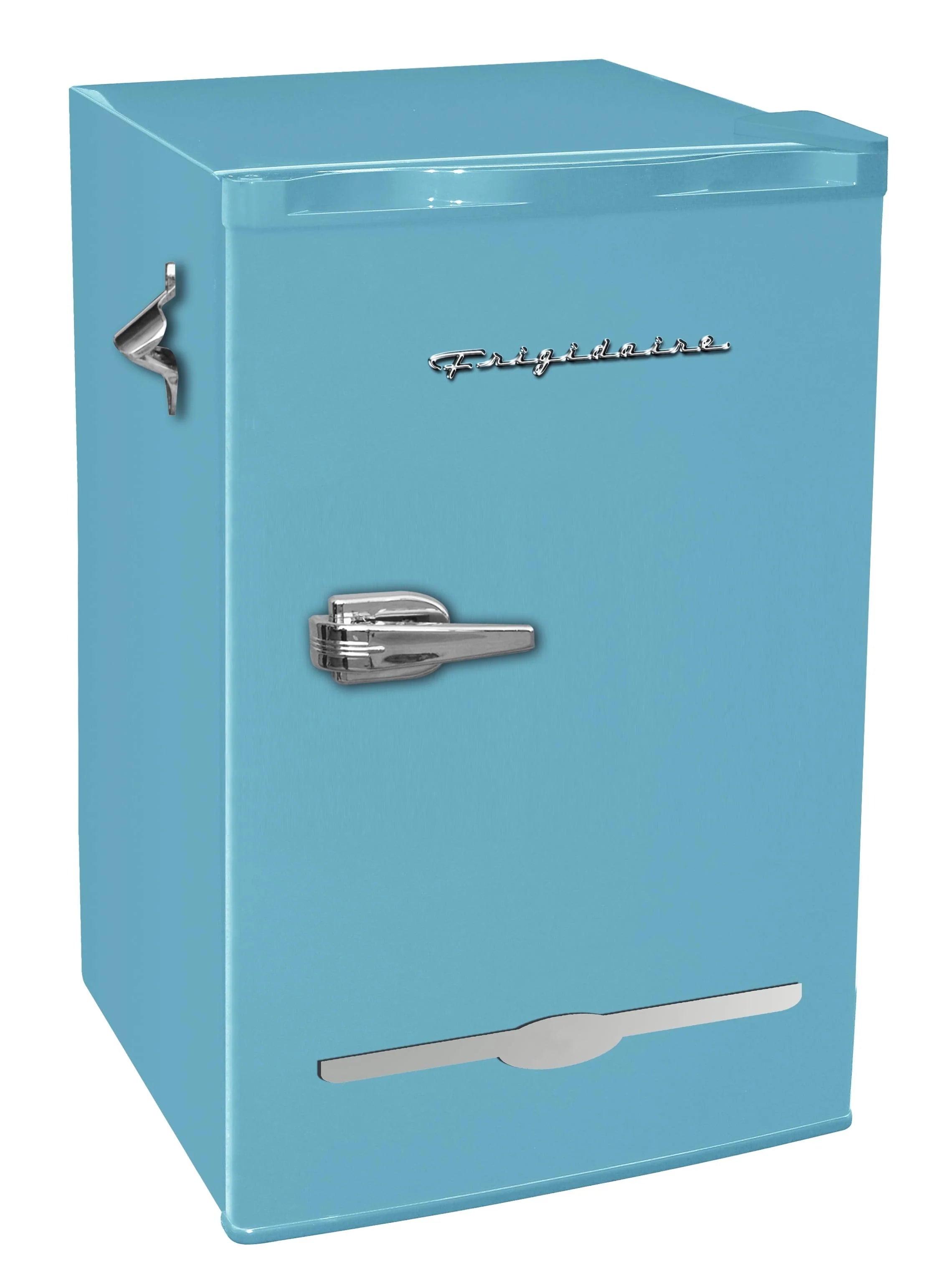 Frigidaire 3.2 Cu ft Retro Mini Fridge with Side Bottle Opener Efr376, Blue