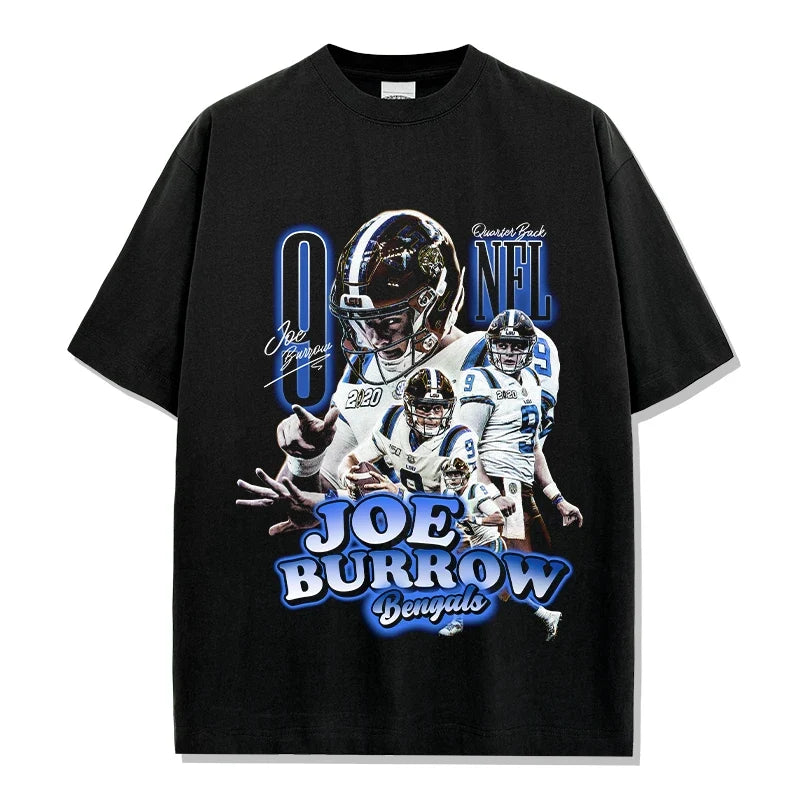 Joe Burrow Vintage Graphic Tee & Hoodie - view 3