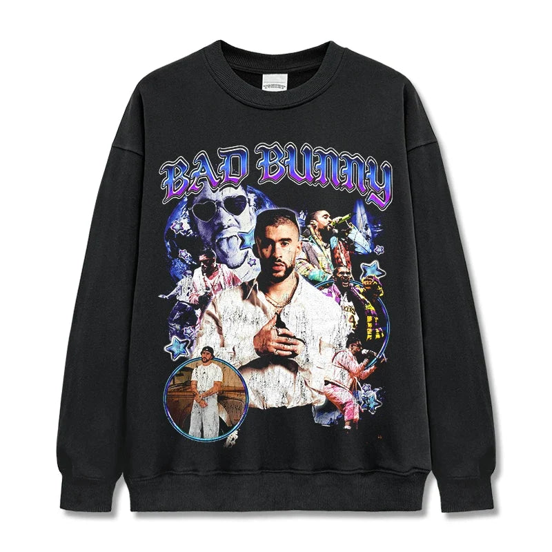 Bad Bunny Vintage Graphic Tee & Hoodie - view 4