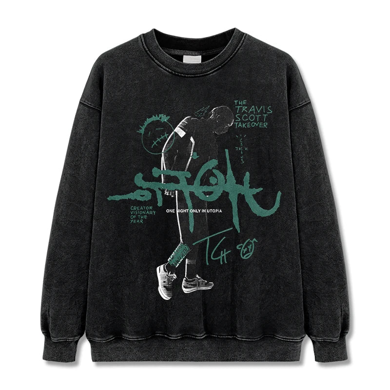 Travis Scott Vintage Graphic Tee & Hoodie - view 2