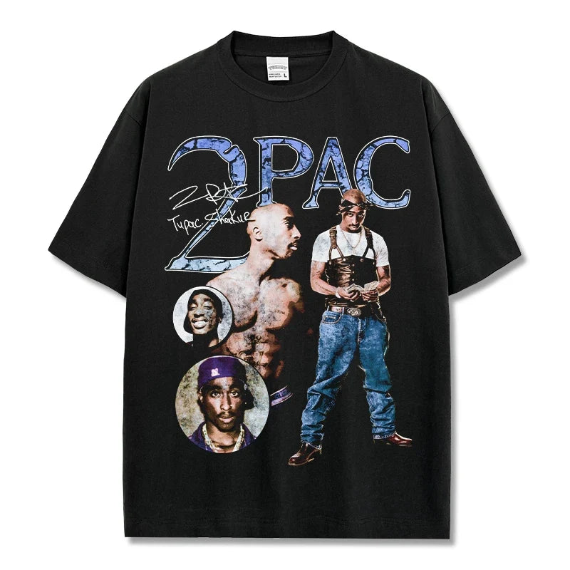 2Pac Vintage Graphic Tee & Hoodie - view 3