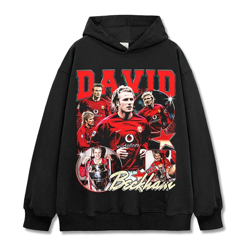 David Beckham Vintage Graphic Tee & Hoodie - view 6