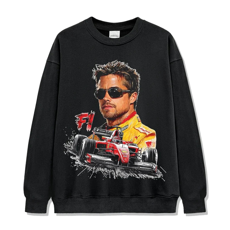 Brad Pitt Vintage Graphic Tee & Hoodie - view 4