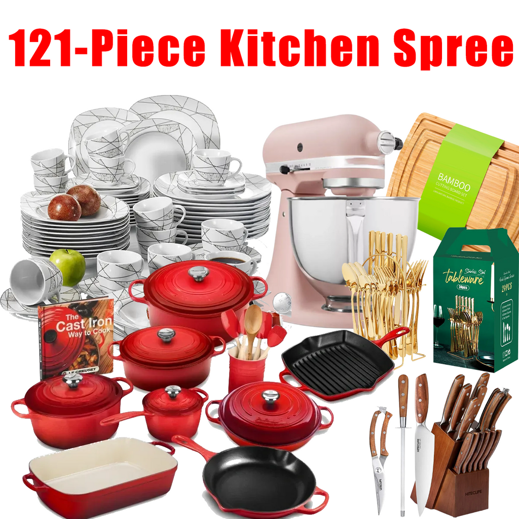 121-piece Kitchen Spree Meeting All The Needs Of The Kitchen