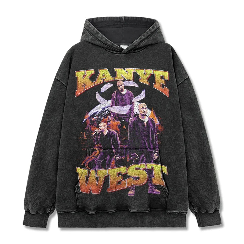 Kanye West Vintage Graphic Tee & Hoodie - view 5