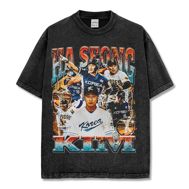 Ha-Seong Kim Vintage Graphic Tee & Hoodie