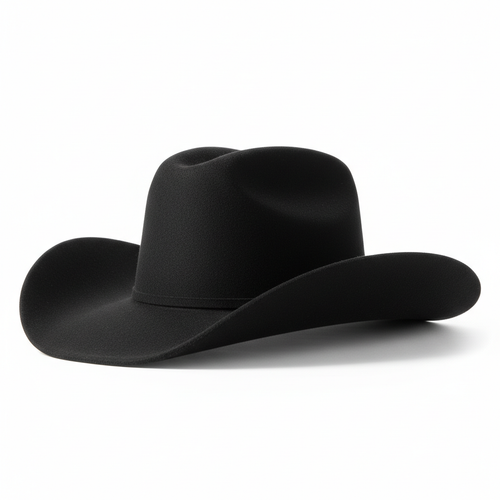 Black Felt Cowboy Hat