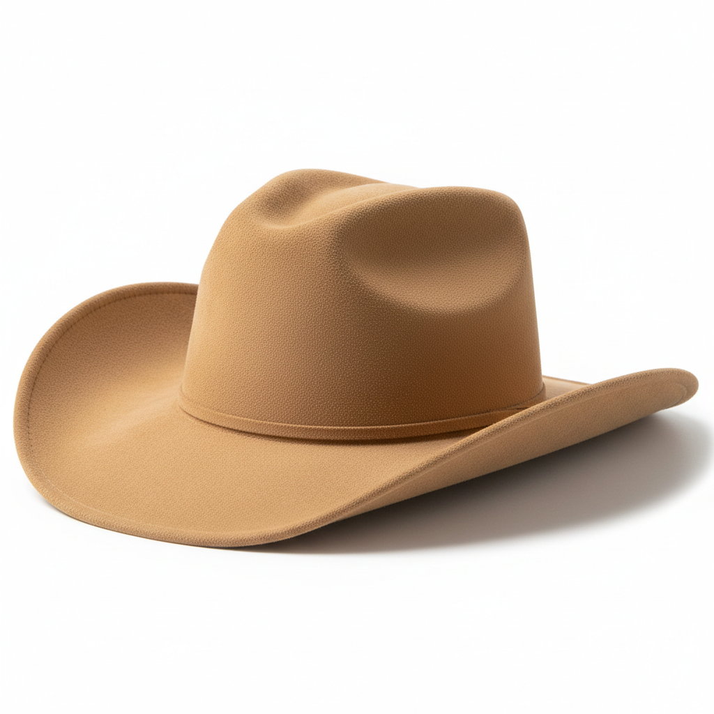 Tan Suede Cowboy Hat