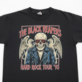 Vintage Rock Band Tee with distressed graphic print