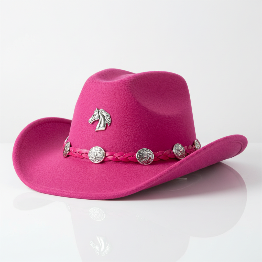 Pink Rodeo Cowboy Hat