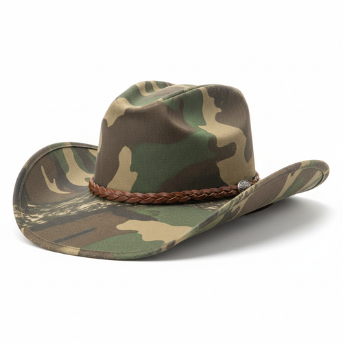 Camo Western Cowboy Hat