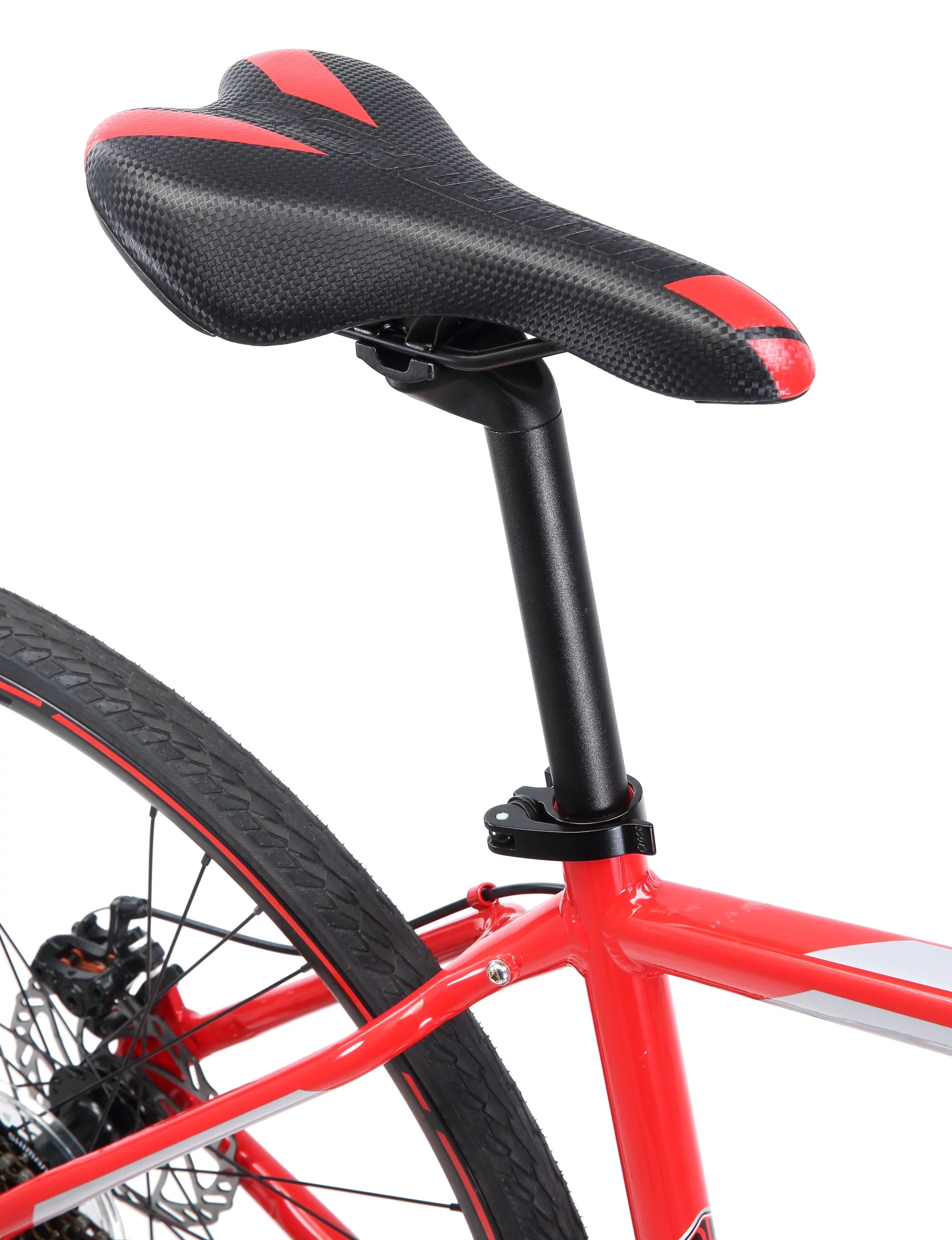 Schwinn Kempo Men's Hybrid Bike, 21-Speed, 700c, Aluminum Frame, Red